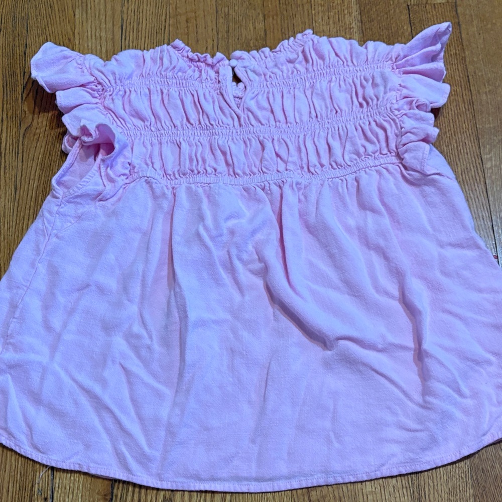 Hayden Light Pink Ruffled Blouse🩵 - Picture 5 of 6